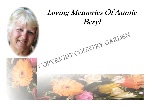 Personalised memorial card example PMC6